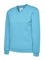 Uneek UC206 300GSM Children Polyester Cotton Childrens V Neck Sweatshirt