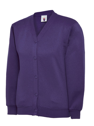 Uneek UC207 300GSM Children Polyester Cotton Childrens Cardigan
