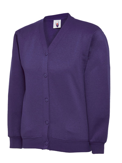 Uneek UC207 300GSM Children Polyester Cotton Childrens Cardigan