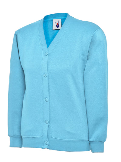 Uneek UC207 300GSM Children Polyester Cotton Childrens Cardigan