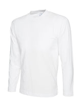 Uneek UC314 180GSM Unisex Ring Spun Combed Cotton Long Sleeve T-shirt