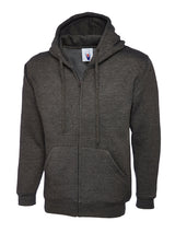 Uneek UC504 300GSM Unisex Polyester Cotton Adults Classic Full Zip Hooded Sweatshirt