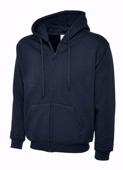 Uneek UC504 300GSM Unisex Polyester Cotton Adults Classic Full Zip Hooded Sweatshirt