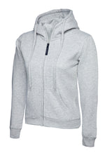 Uneek UC505 300GSM Women's Polyester Cotton Ladies Classic Full Zip Hooded Sweatshirt