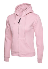 Uneek UC505 300GSM Women's Polyester Cotton Ladies Classic Full Zip Hooded Sweatshirt