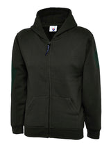 Uneek UC506 300GSM Children Polyester Cotton Childrens Classic Full Zip Hooded Sweatshirt