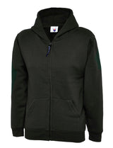 Uneek UC506 300GSM Children Polyester Cotton Childrens Classic Full Zip Hooded Sweatshirt