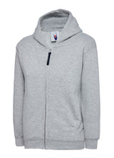 Uneek UC506 300GSM Children Polyester Cotton Childrens Classic Full Zip Hooded Sweatshirt