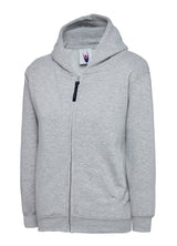 Uneek UC506 300GSM Children Polyester Cotton Childrens Classic Full Zip Hooded Sweatshirt