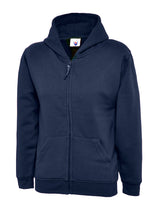 Uneek UC506 300GSM Children Polyester Cotton Childrens Classic Full Zip Hooded Sweatshirt