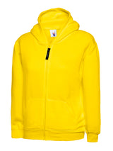 Uneek UC506 300GSM Children Polyester Cotton Childrens Classic Full Zip Hooded Sweatshirt