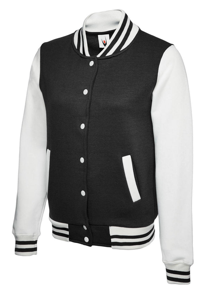 Uneek UC526 300GSM Unisex Polyester Cotton Ladies Varsity Jacket