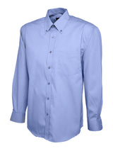 Uneek UC701 140GSM Men's Polyester Combed Cotton Men's Pinpoint Oxford Full Sleeve Shirt