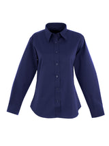 Uneek UC703 140GSM Women's Polyester Combed Cotton Ladies Pinpoint Oxford Full Sleeve Shirt