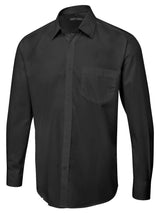 Uneek UC714 120GSM Unisex Polyester Cotton Men's Short Sleeve Poplin Shirt