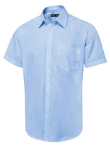 Uneek UC714 120GSM Unisex Polyester Cotton Men's Short Sleeve Poplin Shirt