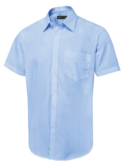 Uneek UC714 120GSM Unisex Polyester Cotton Men's Short Sleeve Poplin Shirt