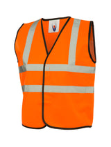 Uneek UC806 120GSM Children Polyester Childrens Hi-Viz Waist Coat