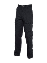 Uneek UC904L 245GSM Unisex Polyester Cotton Cargo Trouser with Knee Pads Long