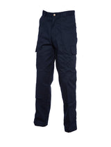 Uneek UC904L 245GSM Unisex Polyester Cotton Cargo Trouser with Knee Pads Long