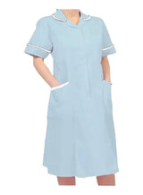 Women Healthcare Dress Tunic Nurses Uniform Medical Dental Therapist Long Dress, Navy, Size 6 …